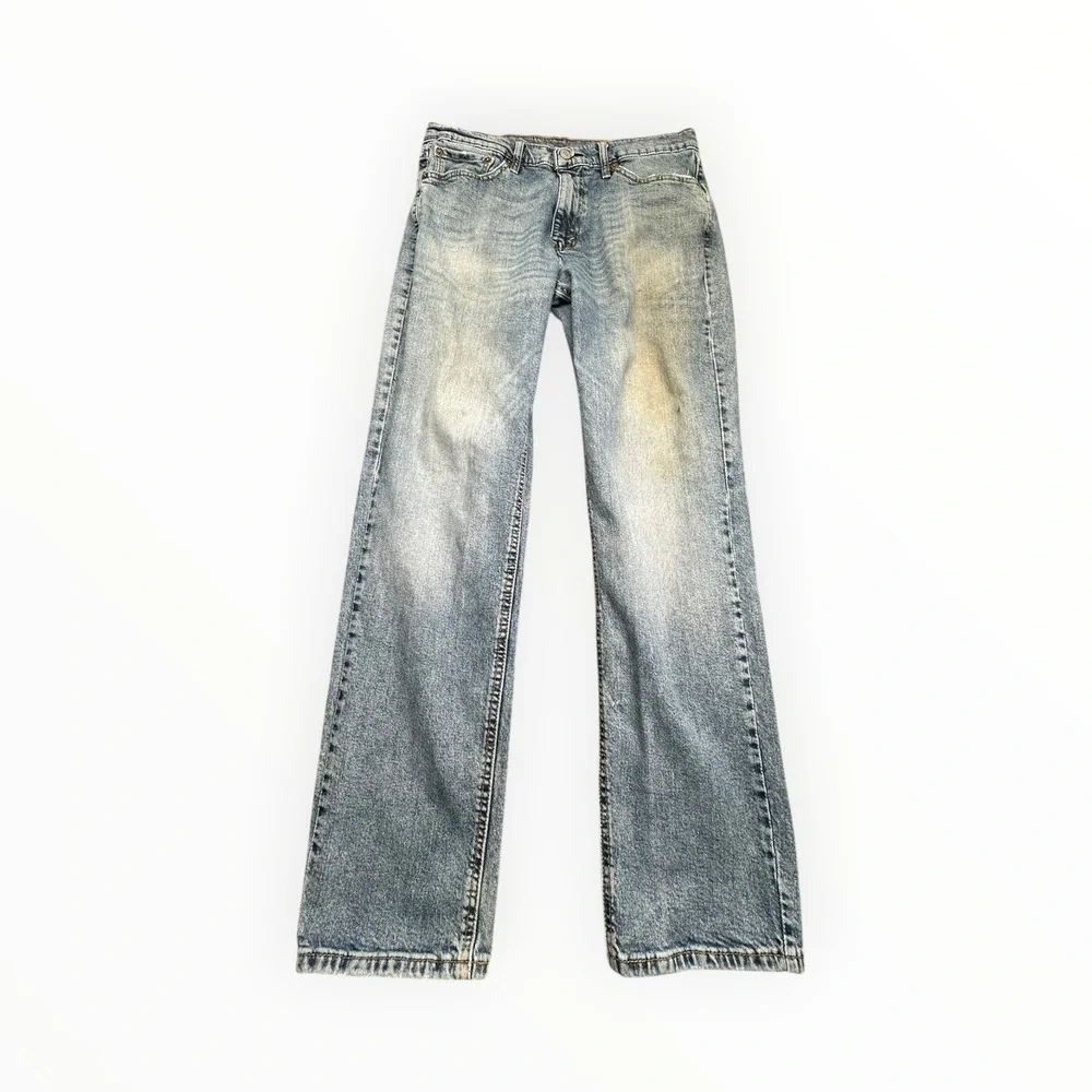 Levi's Jeans Mens 32x32 Light‎ Wash 55550408 Straight Leg Relaxed Denim Vintage